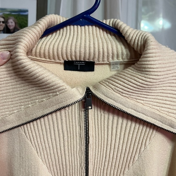 Tahari Quarter-Zip Sweater - Picture 2 of 4